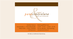 Desktop Screenshot of paneecioccolata.de